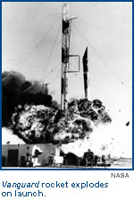 Vanguard rocket explodes on launch