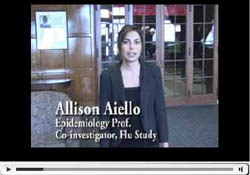 Video: U-M students participate in landmark flu study