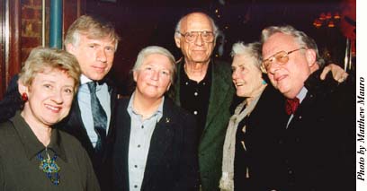 photo of gathering at premiere of Mr. Peter's Connection