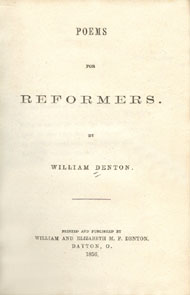 'poetry for reformers' title page