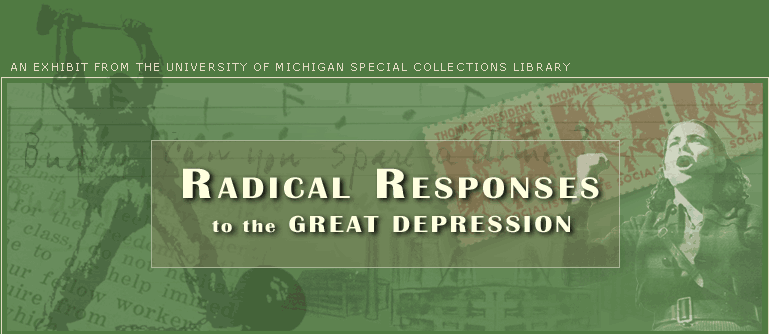 Radical Responses to the Great Depression